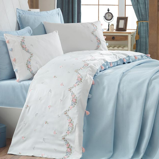 Kas Bed Linen & Blanket (6 pieces)
